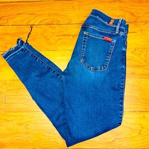 7 For All Mankind Ankle Skinny RawHem